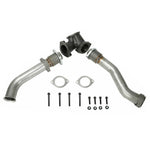 EBP Delete 7.3 Up Pipes NON EBPV Ehaust Outlet Adapter &Pedestal 1999-2003 Ford 7.3 Powerstroke