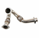 2003-2007 Ford 6.0L Powerstroke Heavy-duty Turbo  Left Y-Pipe Up Pipe, V-Band Clamp & Hardware
