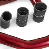 Red Turbo Intercooler Pipe Boot Kit CAC Tubes 6.0L Powerstroke for 2003-2007 Ford