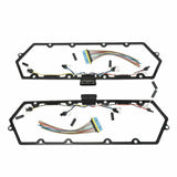 Ford 7.3 Valve Cover Gasket w/ Injector & Glow Plug Harness Kit 99-03 Ford E350 F250 F350 F450 F550